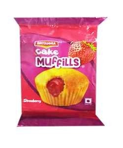 Britania Muffills Strawberry Cake